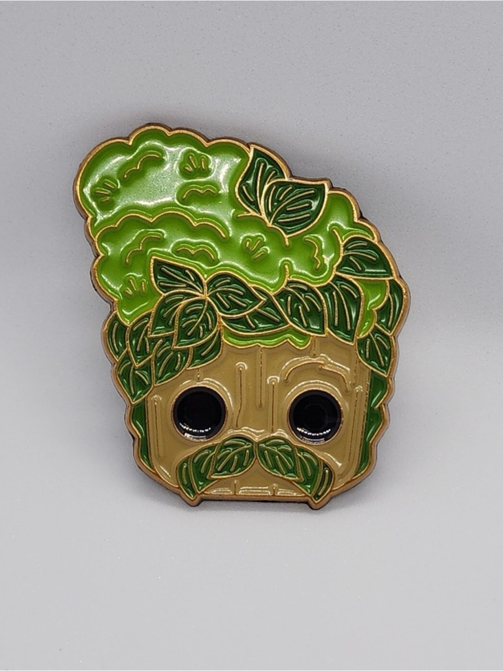 Disney Green Groot Enamel Pin - Gold Trim